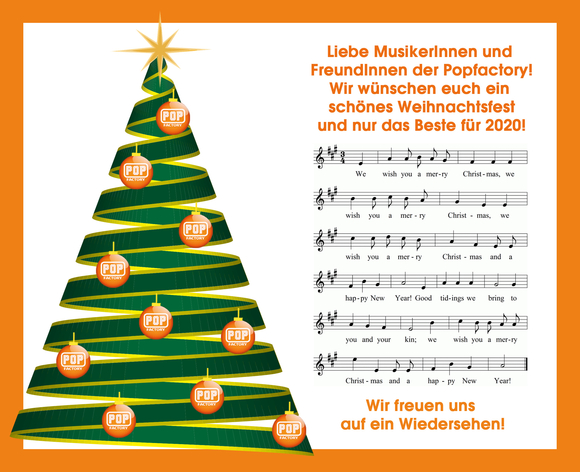 Popfactory Frohe Weihnachten Andy Grabner Manuel Brunner Gerda Rippel Michael Scheed Stefan Wachauer Bandcontest